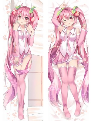 Hatsune Miku Sakura Miku Anime Dakimakura Body Pillow Cover