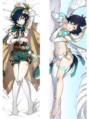 Genshin Impact Barbatos Anime Dakimakura Body Pillow Cover