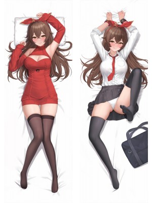 Genshin Impact Amber Anime Dakimakura Body Pillow Cover