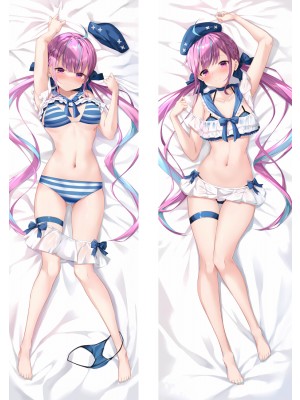 Virtual Youtuber Minato Aqua Anime Dakimakura Body Pillow Cover