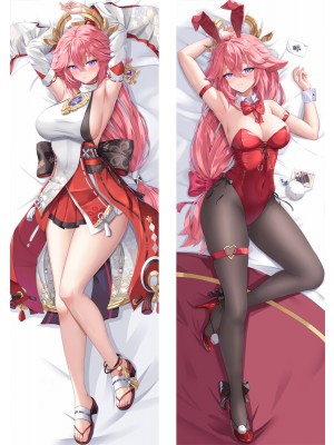 Genshin Impact Yae Miko Anime Dakimakura Body Pillow Cover