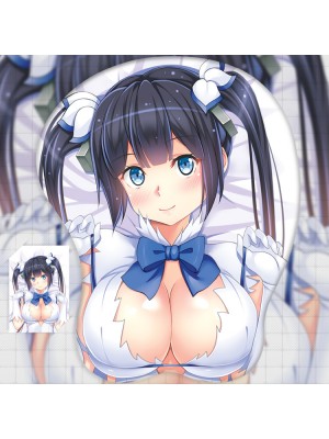 Is It Wrong to Try to Pick Up Girls in a Dungeon? Hestia Sexy 3D Mousepad-Soft Breast 3D Silicon Mouse Pad Mat Wrist Rest