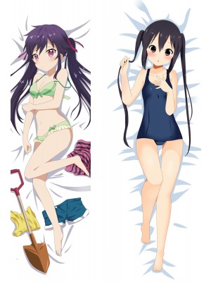 K-ON! Azusa Nakano SCHOOL-LIVE! Kurumi Ebisuzawa Anime Dakimakura Pillow Case
