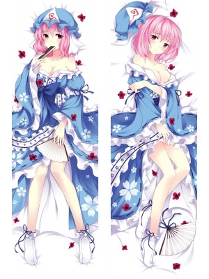 Touhou Project Yuyuko Saigyouji Anime Dakimakura Pillow Case