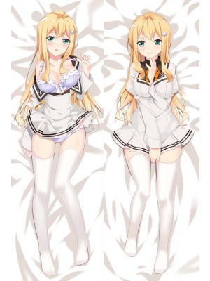 Shomin Sample: I Was Abducted by an Elite All-Girls School as a Sample Commoner Reiko Arisugawa Anime Dakimakura Pillow Cover