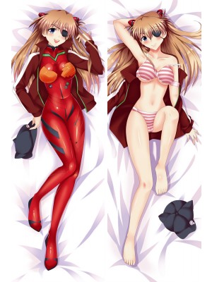 Neon Genesis Evangelion EVA Asuka Langley Soryu Anime Dakimakura Pillow Cover