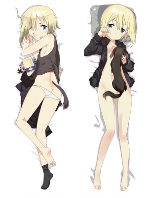 Strike Witches Erica Hartmann Anime Dakimakura Pillow Case