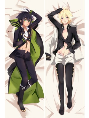 Seraph of the End Yuichiro Hyakuya Mikaela Hyakuya Anime Dakimakura Pillow Case