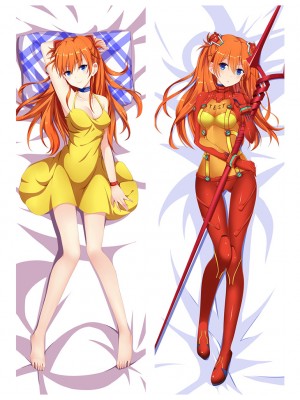 Neon Genesis Evangelion EVA Asuka Langley Soryu Anime Dakimakura Pillow Cover