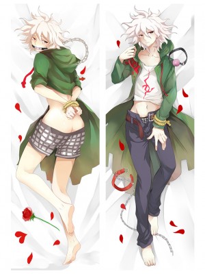 Danganronpa 2: Goodbye Despair Nagito Komaeda Anime Dakimakura Pillow Cover