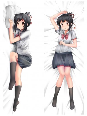 Your Name Miyamizu Mitsuha Anime Dakimakura Pillow Cover