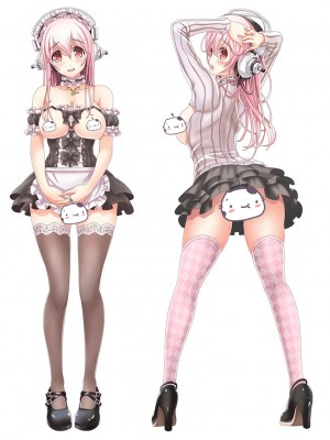 Super Sonico Anime Dakimakura Pillow Cover