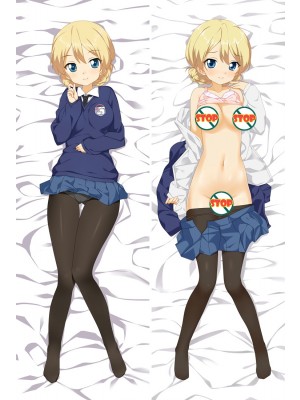 Girls & Panzer Darjeeling Anime Dakimakura Pillow Cover 