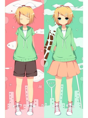 Vocaloid Kagamine Rin Anime Dakimakura Pillow Cover