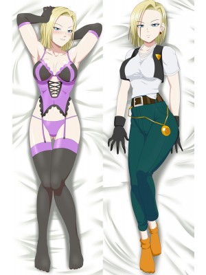 Dragon Ball Android 18 Anime Dakimakura Pillow Cover