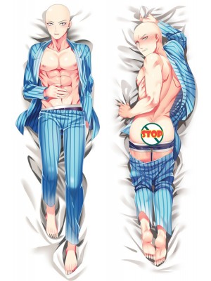 One Punch Man With Double Sides Zipper as a boyfriend Anime Dakimakura Pillow Cover