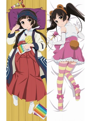 Kuma Miko: Girl Meets Bear Machi Amayadori Anime Dakimakura Pillow Cover