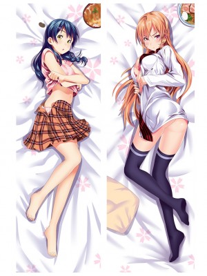 Anime Dakimakura Pillow Case Food Wars! Shokugeki no Soma Erina Nakiri Megumi Tadokoro