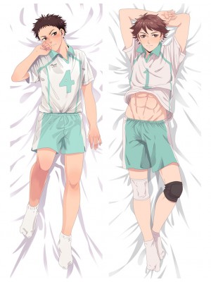 Haikyu!! Aoba Johsai High School Tōru Hajime Lwaizumi Oikawa Anime Dakimakura Pillow Cover