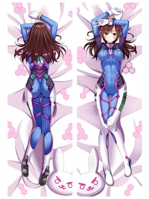 Overwatch D.Va Anime Dakimakura Pillow Cover