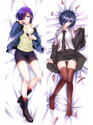 New Anime Tokyo Ghoul Kirishima Touka Dakimakura Bed Hugging Body Pillow Case Cover