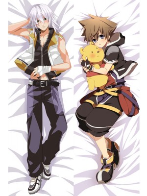 Kingdom Hearts Sora Riku Anime Dakimakura Pillow Cover
