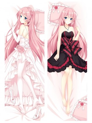 New Anime Vocaloid Megurine Luka Dakimakura Hugging Body Pillow Case Cover