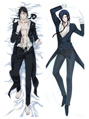 New Anime Dakimakura Black Butler Sebastian Body Pillow Case