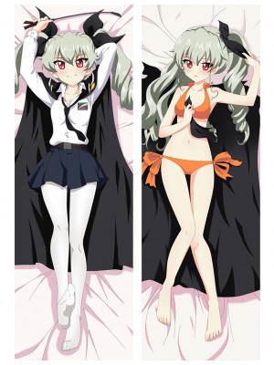 Girls und Panzer Anchovy Anime Dakimakura Pillow Case 
