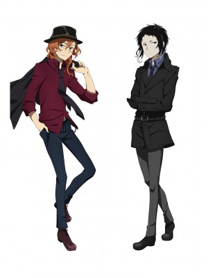 New Bungo Stray Dogs Anime Boys Dakimakura PillowCase Cover Hugging Body