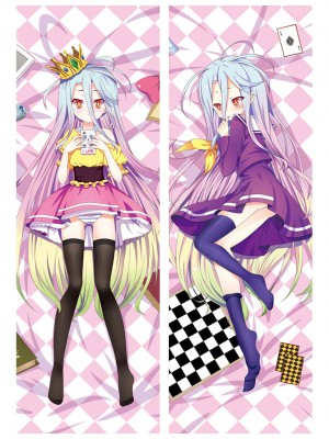 New Anime No Game No Life Shiro Dakimakura Pillow Case Cover Hug Body