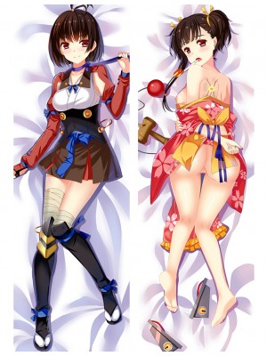 New Anime Kabaneri of the Iron Fortress Mumei Dakimakura Hug Body Pillow Case