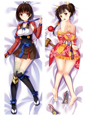 New Anime Kabaneri of the Iron Fortress Mumei Dakimakura Hug Body Pillow Case