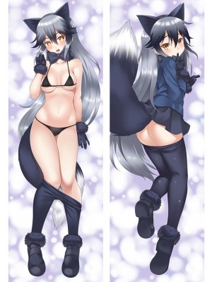 Kemono Friends Silver Fox Anime Dakimakura Pillow Case