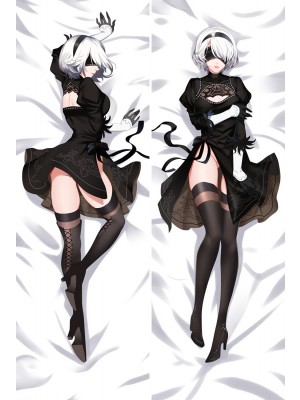Game NieR:Automata YoRHa 2B Dakimakura Bed Hug Body Pillow Case Cover