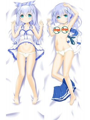 Is the Order a Rabbit? Kafuu Chino Anime Otaku Dakimakura Hugging Body Pillow Case