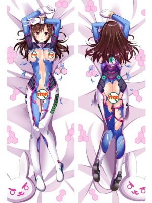 Overwatch D.Va Anime Dakimakura Pillow Cover