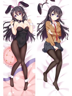 Rascal Does Not Dream of Bunny Girl Senpai Mai Sakurajima Anime Dakimakura Pillow Cover