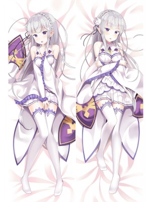 Re:Zero Emilia Anime Dakimakura Pillow Cover