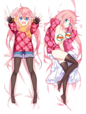 Laid-Back Camp Nadeshiko Kagamihara Anime Dakimakura Pillow Cover H3749-B
