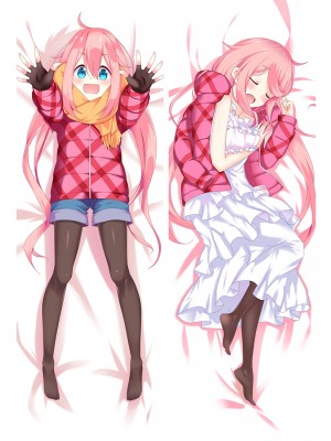 Laid-Back Camp Nadeshiko Kagamihara Anime Dakimakura Pillow CoverH3749-A