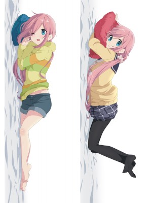 Laid-Back Camp Kagamihara Nadeshiko Anime Dakimakura Pillow Cover