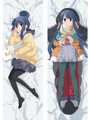 Laid-Back Camp Shima Rin Anime Dakimakura Pillow Cover H3864