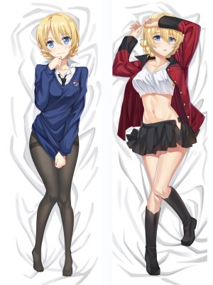 Girls und Panzer Darjeeling Anime Dakimakura Pillow Cover