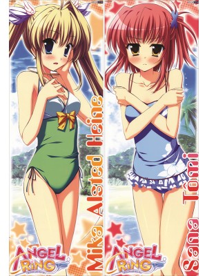 Angel Ring Mika Alstead Haine + Sana Toumi Anime Dakimakura Japanese Pillow Cover