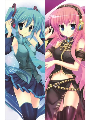 Hatsune Miku + Luka Megurine Anime Dakimakura Body Pillow Cover 