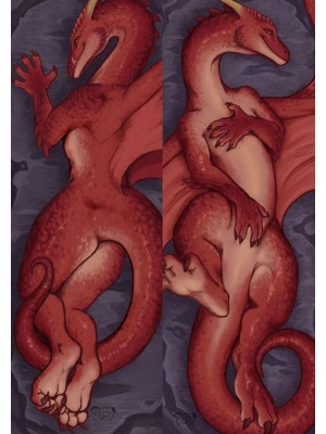 Orcs Western Dragon Anime Dakimakura Body Pillow Cover