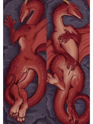 Orcs Western Dragon Anime Dakimakura Body Pillow Cover