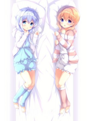 Is the Order a Rabbit? Kafuu Chino & Hoto Cocoa Anime Dakimakura Body Pillow Cover