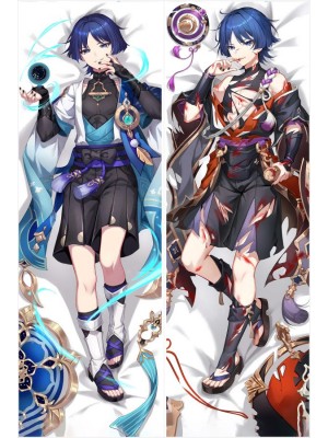 Genshin Impact Wanderer Balladeer Anime Dakimakura Body Pillow Cover